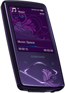 плеер Samsung YP-Q1AUV Purple La Fleur 4 Гб