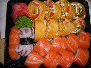 много-много суши))