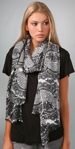 Scalloped Lace Scarf