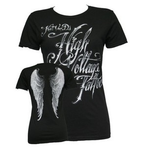 Kat Von D "City of Angels" Junior's T-Shirt