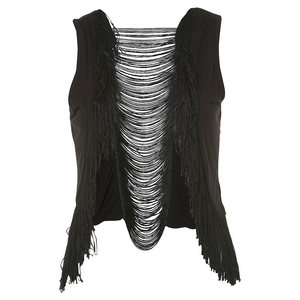 Draped Fringe Waistcoat