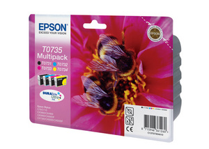 Комплект картриджей Epson CMYK T0735