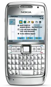 Мобильный телефон Nokia E71 White Steel