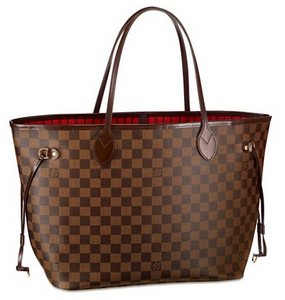 Сумка Louis Vuitton Damier Canvas Neverfull MM