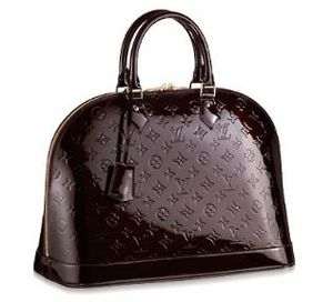 LV Monogram Vernis Alma MM (Вишневого цвета)