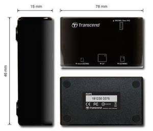 Карт-ридер USB 2.0 Compact Card Reader All-in-1 RDP8 (CF, SD, SDHC, MMC, MMCplus, RS-MMC, MMCmobile, microSD, microSDHC и Memory