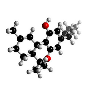 Футболка с принтом 9&#916; THC (c формулой и/или структурой и/или обьемной моделью молекулы, а если еще бархатом напечатано буде