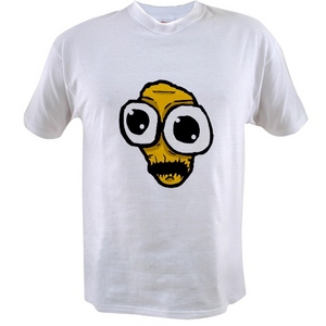 Yellow dude on a T-shirt