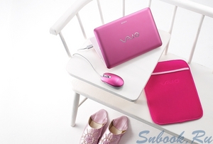 Мини- ноутбук Sony VAIO VPC-W11S1R pink