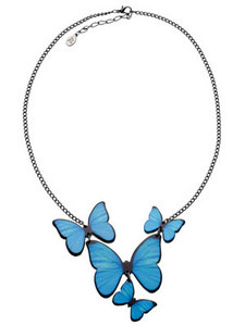 Electric Butterfly Collar Necklace