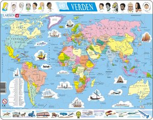 Пазл "Карта мира"