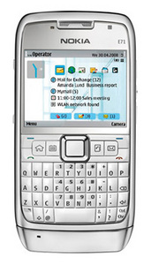 Nokia E71 white