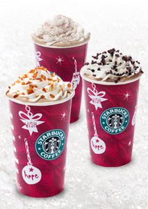 Holiday Beverages from starbucks