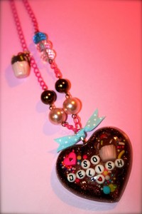 The Original - So Delish Cupcakes, Sprinkles and Glitter Resin Necklace