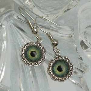 Watching Out Earrings by TrashAndTrinkets on Etsy