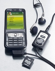 Наушники  на Nokia N73