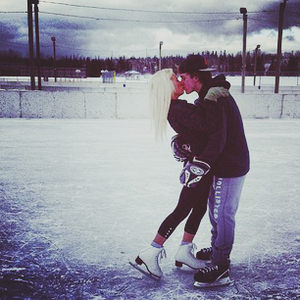 Ice skating
