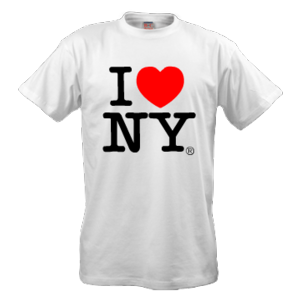 фктболку i love NY