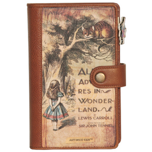 Дневник с застежкой Alice, кожаный