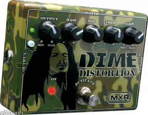 Dime distortion pedal