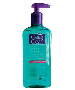 Гель для лица с эффектом холодка от Clean&Clear