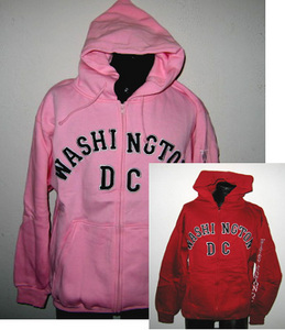 Washington DC Zippered Sweatshirt with Hood