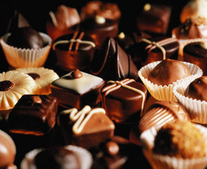 Шоколадные конфеты со вкусными начинками!!!