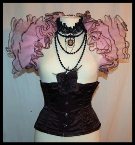 DANGEROUS LIAISONS Burlesque Diva Gothic Steampunk Glam Shrug