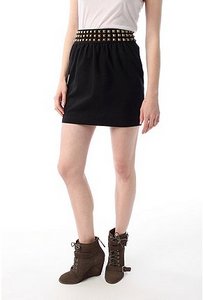 ilence & Noise Studded Menswear Waistband Skirt