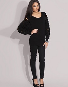 ASOS Slash Sleeve Jumper