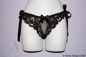 Elegant Side Tie Panties - Sneek-A-Peeks