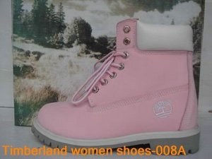 розовые ботинки Timberland