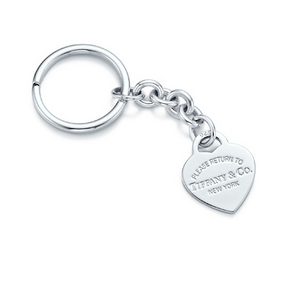 Tiffany Heart Tag Key Ring