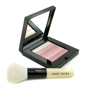 Bobbi Brown - Pink Shimmer Brick Set: Pink Shimmer Brick Compact + Mini Face Blender Brush ( Limited Edition )