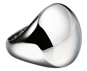 Кольцо без вставок из серебра