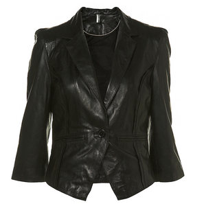 Leather Blazer