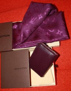 Louis Vuitton, и шаль, и кошель)))