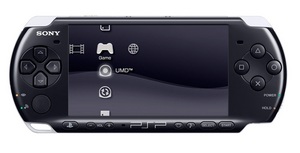 Игровая консоль Sony PSP 2000, черная