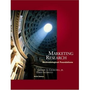 Gilbert A. Churchill "Marketing Research : Methodological Foundations"