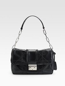 Dior New Lock black broderie cannage