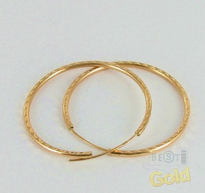 Золотые серьги-кольца