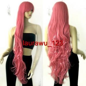 Pink long wig