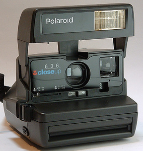 polaroid 636 closeup