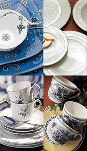 фарфор Villeroy&Boch из серии Audun Ferme, Old Luxembourg, Gray Pearl или Samarah Turquoise