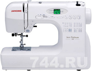 Компьютерная швейная машина  JANOME Jem Platinum 720