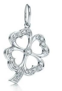 four leaf clover charm by Tiffany & Co