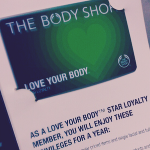 the body shop card