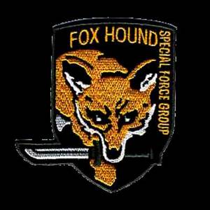 Нашивка на одежду Metal Gear Solid Fox Hound Special Force Group Yellow 10см