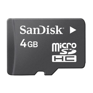 Карта памяти 4+ GB Micro SD