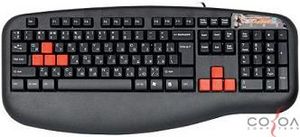 Клавиатура A4 Tech X7-G600 PS2 black/red